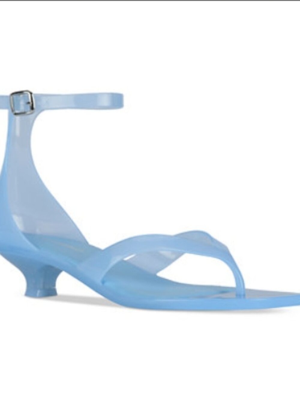 NWT- Jeffrey Campbell Gummy Kitten-Heel Jelly Thong Sandals-